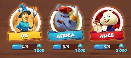 Coin Master 1K spins from card set