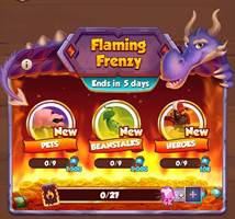 Coin Master Flaming Frenzy Card Sets