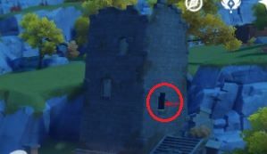 Enter the tower Four slimes appear